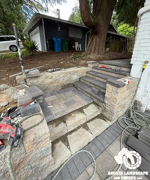 Paver Driveway & Backyard Transformation